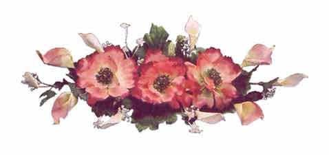 Peony Swag